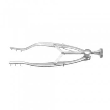 Stevenson Lacrimal Sac Retractor 3 x 3 Blunt Pronges - Adjustable Stainless Steel,